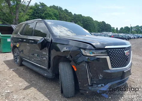 2023 Cadillac Escalade 4Wd Premium Luxury from USA, damaged, VIN 1GYS4CKL8PR456737